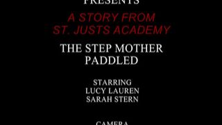 Naughty Stepmother Paddled