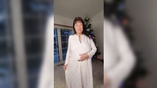 Wearing My Granny Gown as It Is That Time of Night to Dance, Masturbate & Have Orgasms to Relax