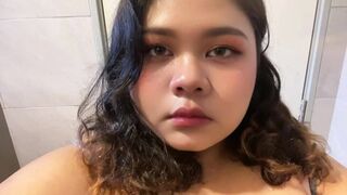 Teasing before shower