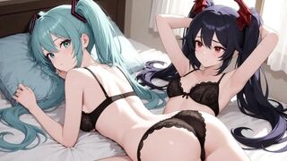 Speed and Future Adult Fantasy with Sonic-Inspired Girls and Robots