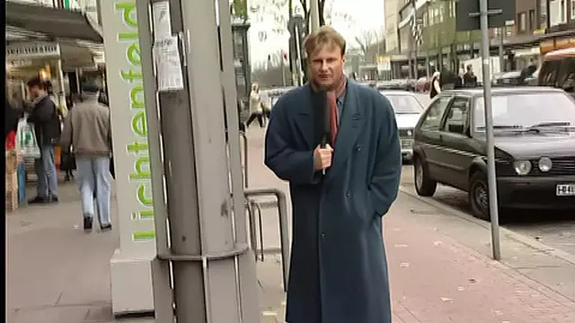 Reporter interviews women on street for sex casting