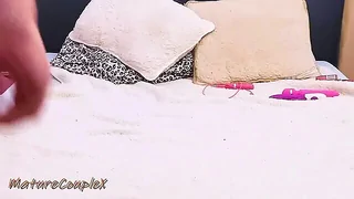 Naughty wife rides and sucks her husband's cock