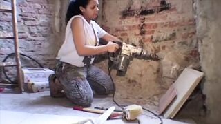 Deep anal👌 pounding with a massive drilling device gone wild