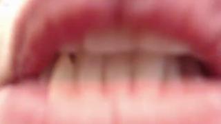 Custom Request: Licking and Bitting Lips, Tongue Up-close with Dawnskye
