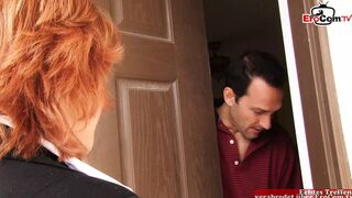 Femme Fatale Nylon Seductress Gets Drowned in Cum on Her Voluptuous Boobs